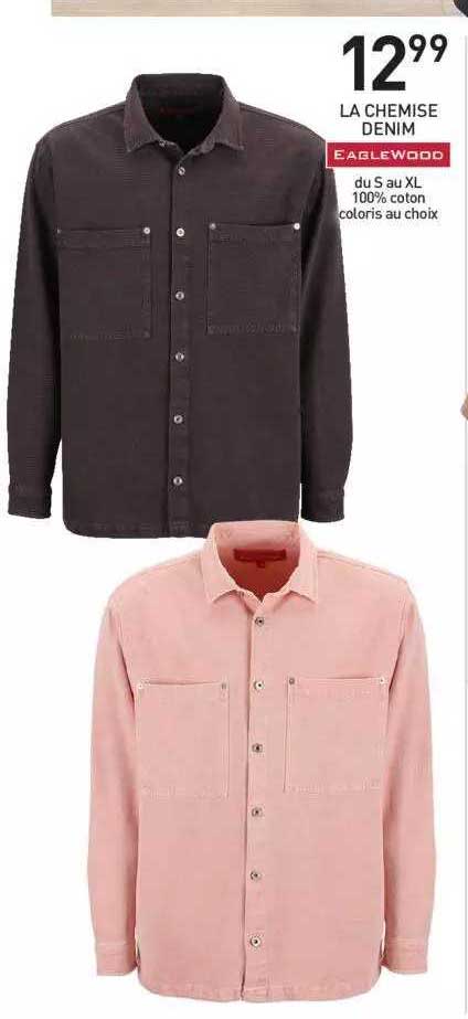 la chemise denim eagle wood