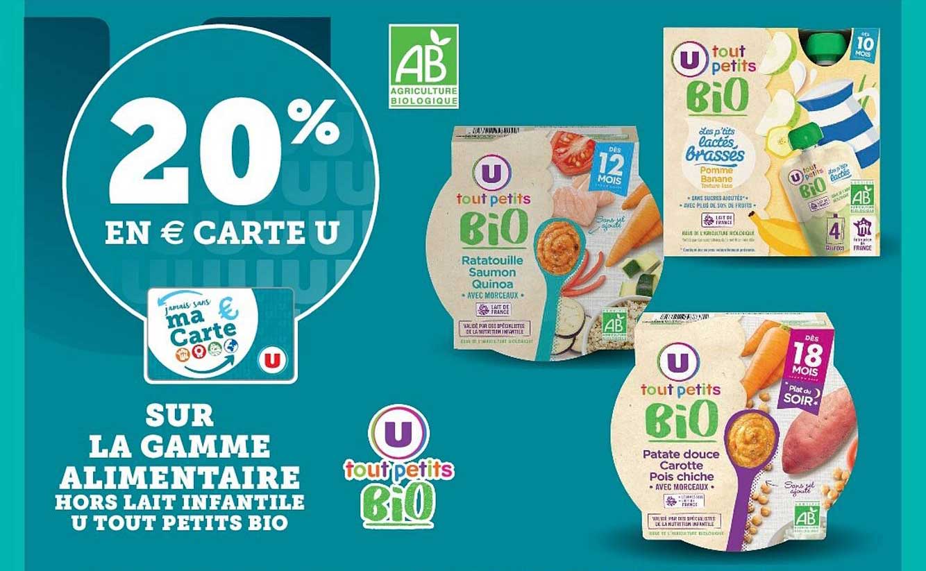 la gamme alimentaire hors lait infantile u tout petits bio