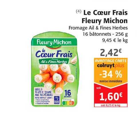 le cœur frais fleury michon