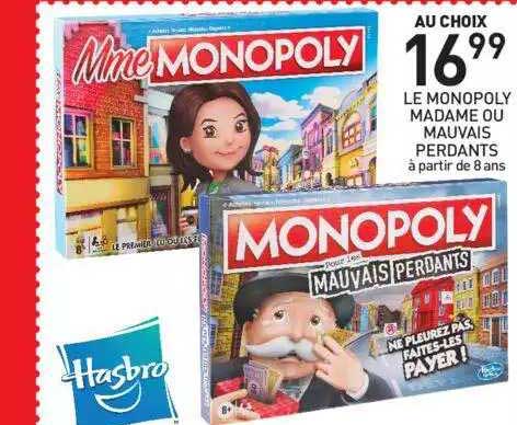 le monopoly madame ou mauvais perdants