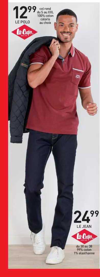 le polo lee cooper, le jean lee cooper