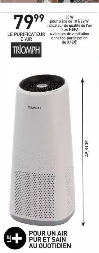 le purificateur d'air triomph