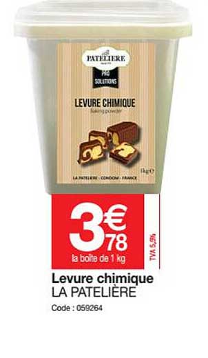 levure chimique la patelière