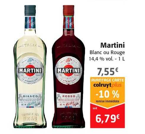 Martini Blanc Ou Rouge