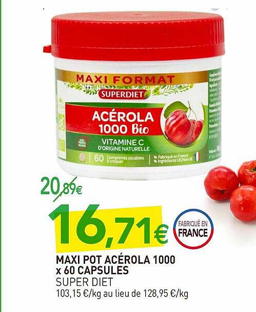 maxi pot acérola super diet