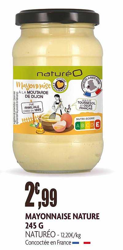 Mayonnaise Nature Naturéo