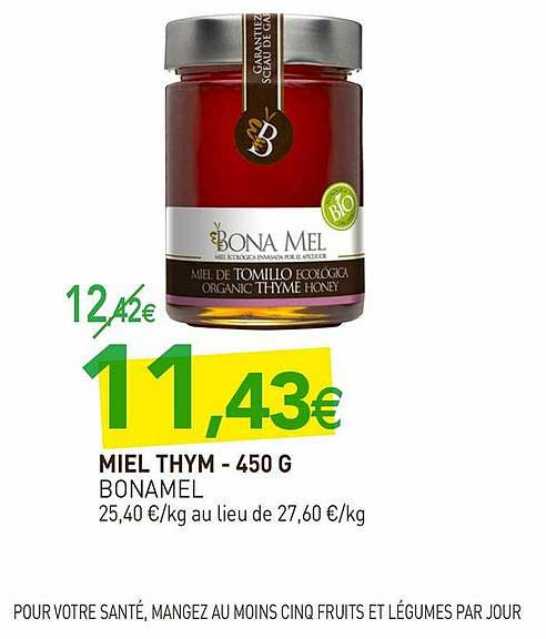 Miel Thym Bonamel