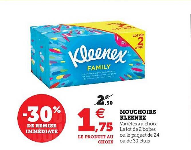 Mouchoirs Kleenex S