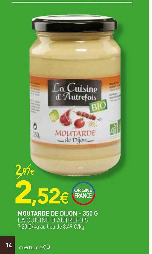 Moutarde De Dijon La Cuisine D'autrefois
