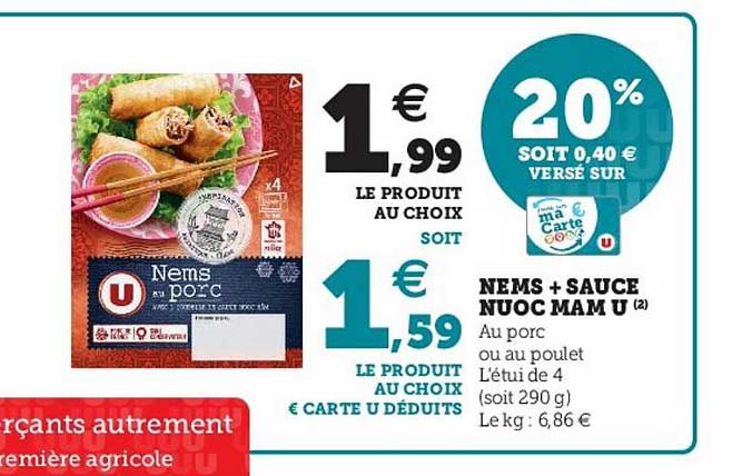 nems + sauce nuoc mam u