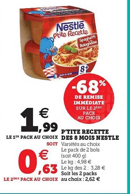 p'tite recette dès 8 mois nestlé