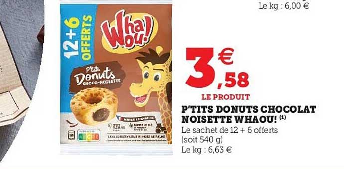 p'tits donuts chocolat noisette whaou!