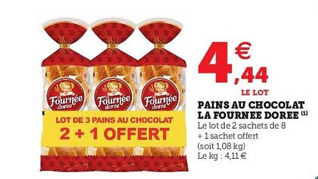 pains au chocolat la fournée dorée