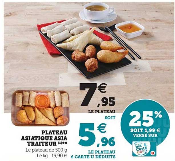 plateau asiatique asia traiteur