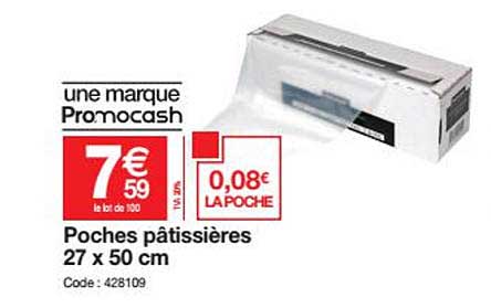 Poches Pâtissières 27 X 50 Cm