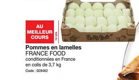 Pommes En Lamelles France Food
