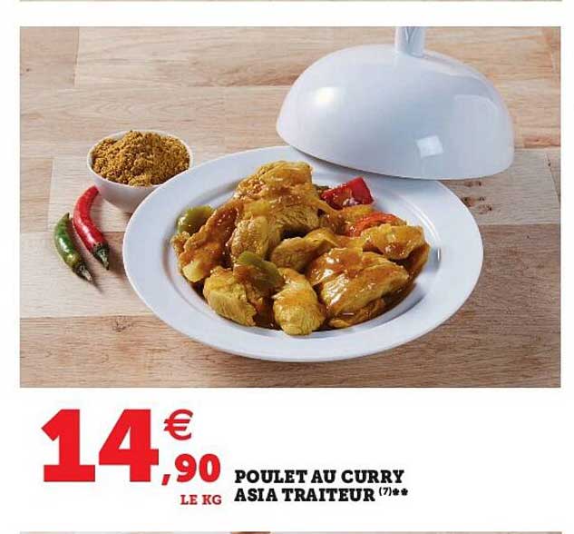 Poulet Au Curry Asia Traiteur