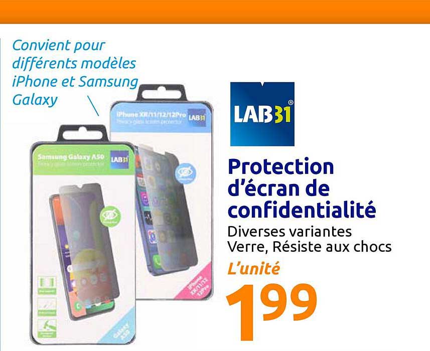 protection d'écran de confidentialité