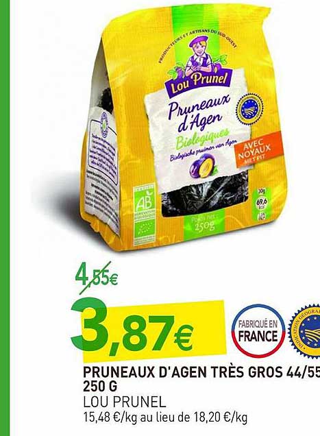 pruneaux d'agen très gros lou prunel