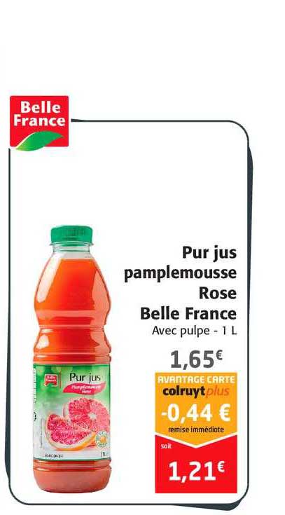 Pur Jus Pamplemousse Rose Belle France