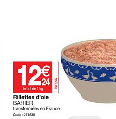 rillettes d'oie bahier