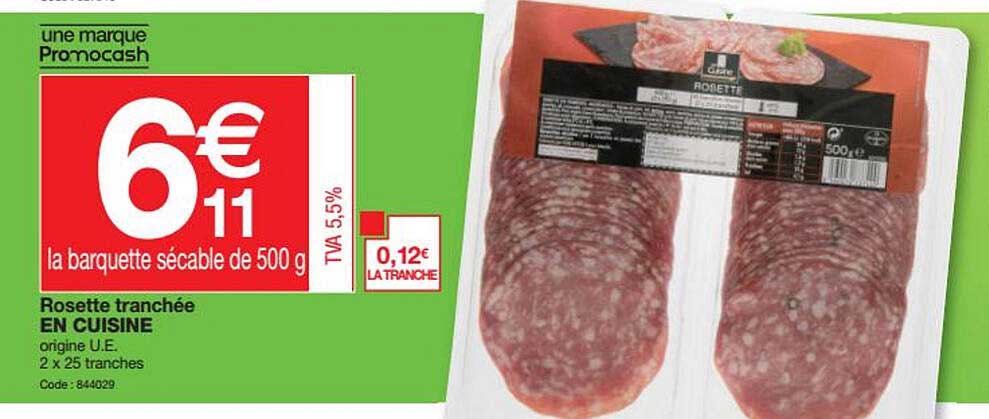 Rosette Tranchée En Cuisine