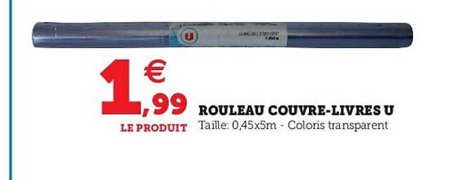 rouleau couvre-livres u