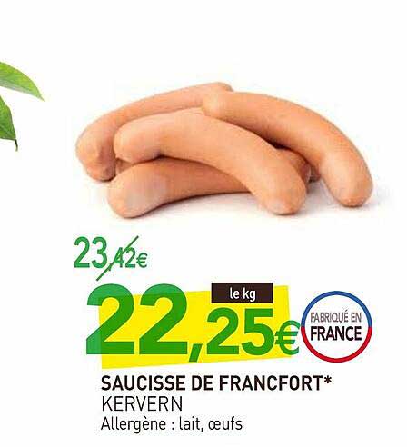 saucisse de francfort kervern