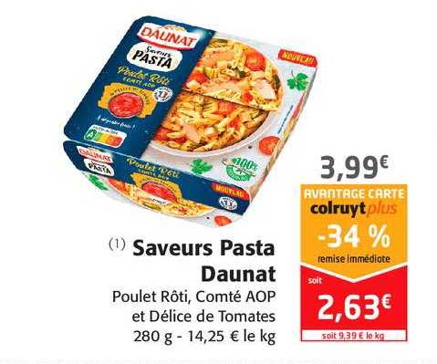 Saveurs Pasta Daunat