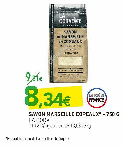 savon marseille copeaux la corvette