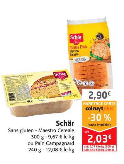 schär sans gluten maestro cereale