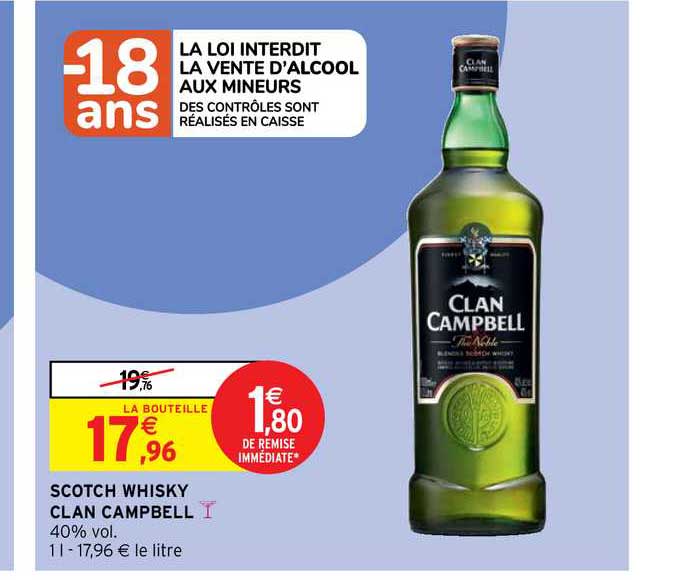 scotch whisky clan campbell