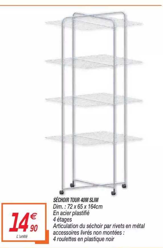 séchoir tour 40m slim