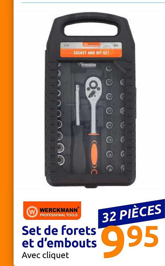 set de forets et d'embouts werckmann