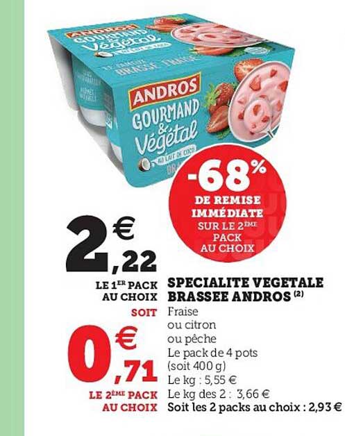 spécialité végétale brassée andros