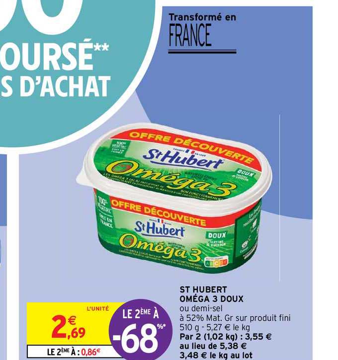 st hubert oméga 3 doux le 2ème à -68%