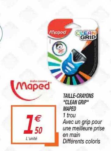 taille-crayons "clean grip" maped