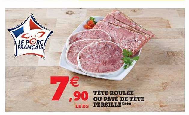 Tête Roulée Ou Pâté De Tête Persillé
