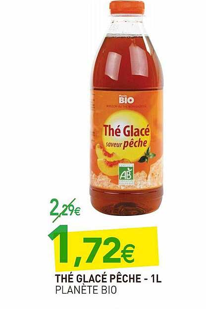 Thé Glacé Pêche Planète Bio
