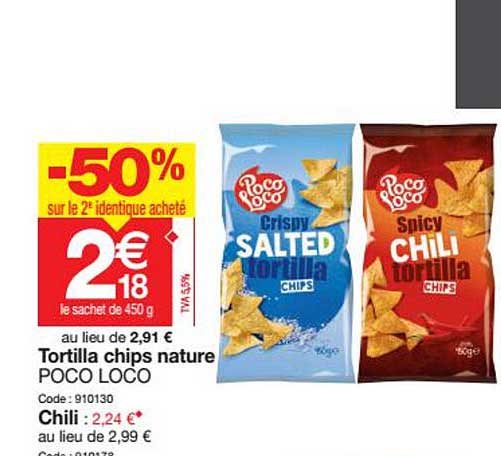 tortilla chips nature poco loco