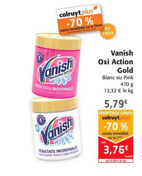 vanish oxi action gold