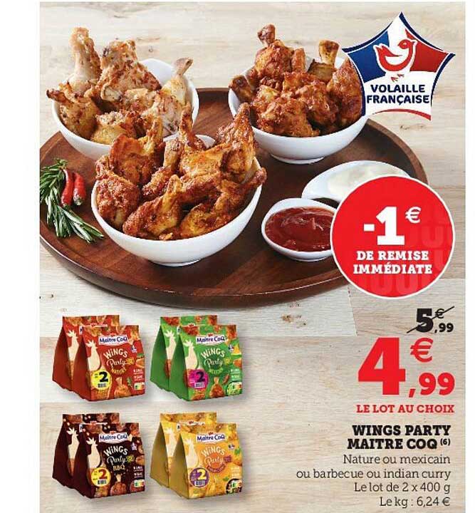 wings party maître coq