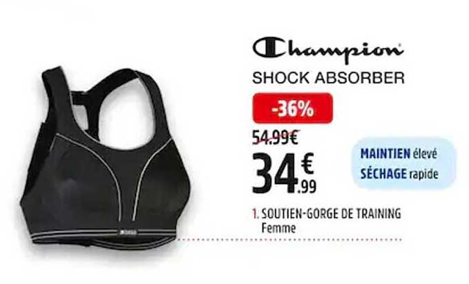 1. soutien-gorge de training femme champion