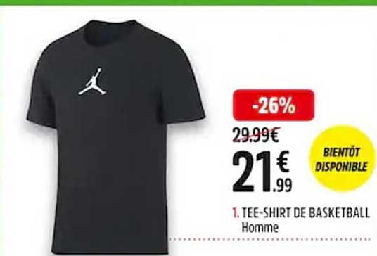 1. tee-shirt de basketball homme