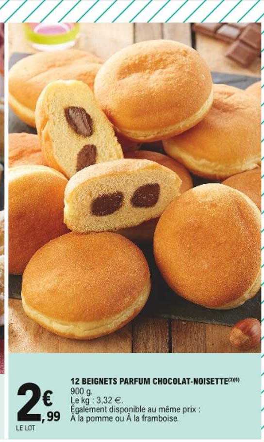 12 Beignets Parfum Chocolat-noisette