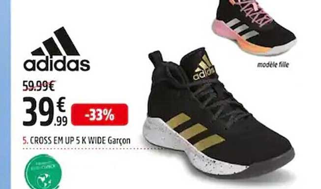 5. cross em up 5k wide garçon adidas