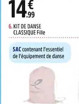6. kit de danse classique fille
