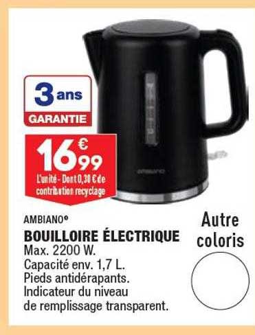Ambiano Boulloire électrique