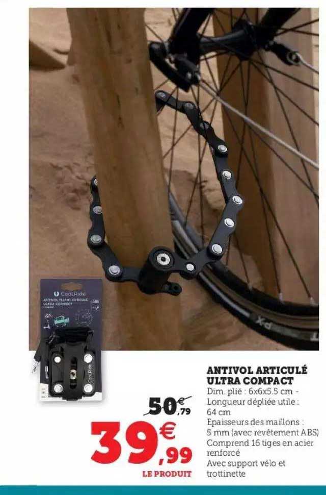 Antivol Articulé Ultra Compact