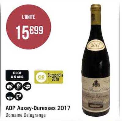 aop auxey-duresses 2017 domaine delagrange